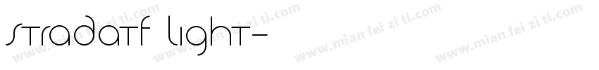 StradaTF Light字体转换